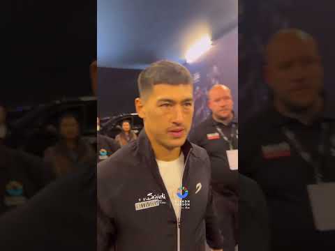 Dmitry Bivol arrives at The Kingdom Arena ready to fulfil his 𝒅𝒆𝒔𝒕𝒊𝒏𝒚 😤