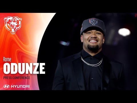 Rome Odunze on learning from DJ Moore and Keenan Allen | Chicago Bears video clip