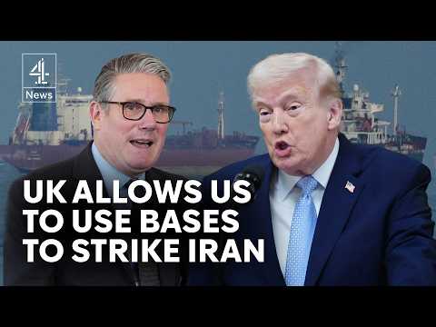 UK allows US to use bases to strike targets in Strait of Hormuz