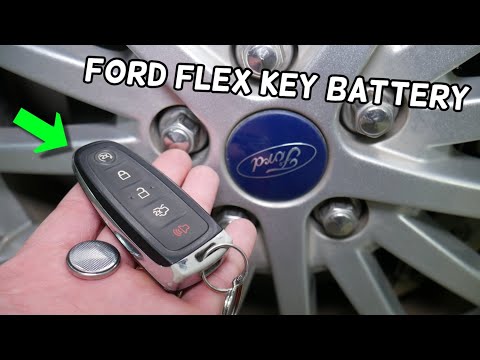 FORD FLEX KEY FOB BATTERY REPLACEMENT REMOVAL 2012 2013 2014 2015 2016 2017 2018 2019
