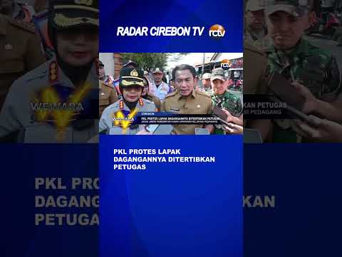 PKL Protes Lapak Dagangannya Ditertibkan Petugas