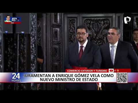 Berthin Enrique Gómez Vela asume el Ministerio de Comercio Exterior y Turismo