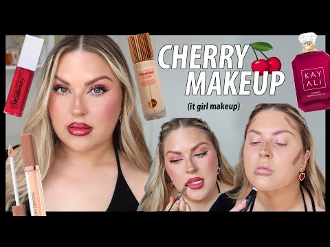 CHERRY MAKEUP grwm ? RED? the new IT GIRL colour