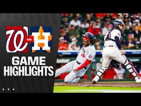 Nationals vs. Astros Game Highlights (7/30/25) | MLB Highlights