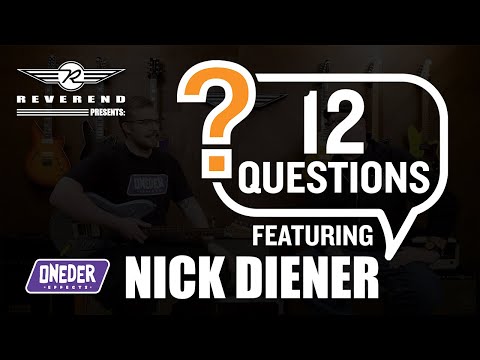 12 Questions with Nick Diener from Oneder Effects!