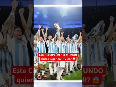 Este CAMPEÓN del MUNDO quiere jugar en RIVER | Otamendi a #RiverPlate #Futbol #Argentina