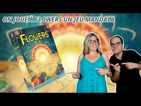 { Règles Et Partie } ON JOUE À FLOWERS UN JEU MANDALA | Jeu De Société | Lookout Games