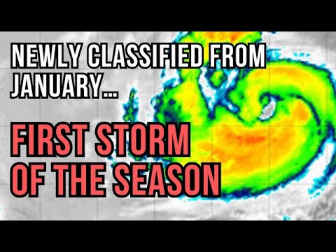 We had the First Storm of the Hurricane Season…