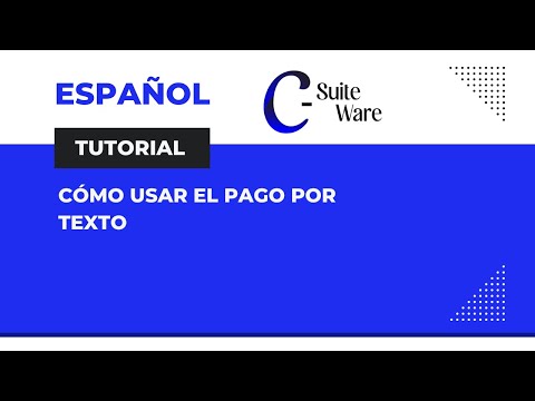 Cómo usar el pago por texto