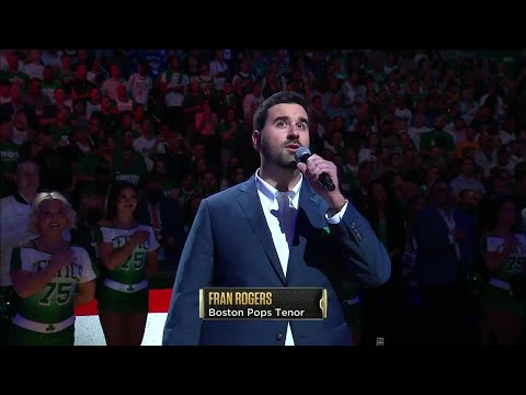 Fran Rogers of Boston Pops performs the National Anthem before Game 6 video clip