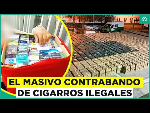 El masivo contrabando de cigarros ilegales: Banda opera en Estación Central