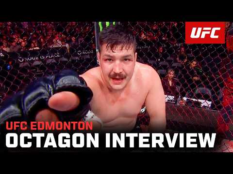 조엘 파글리에의 옥타곤 인터뷰 | UFC Edmonton