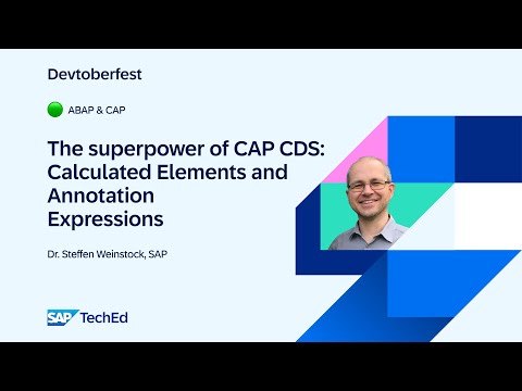 🟢 The superpower of CAP CDS calculated elements and annotation expressions