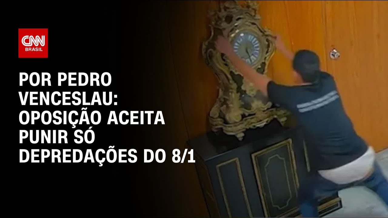 Análise: Oposição aceita punir só depredações do 8/1 | CNN 360º
