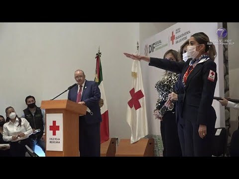 Rinde protesta Ruth González Silva como presidenta honoraria de Cruz Roja Mexicana.