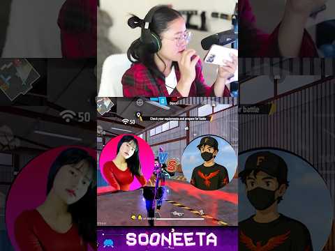 Sooneeta Vs Psycho 1V1 | Mobile Vs Mobile 👿 #freefire #shorts #sooneeta
