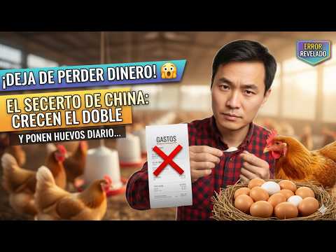 Deja de perder dinero El Secreto de China Por qué sus gallinas crecen el doble y ponen huevos diario