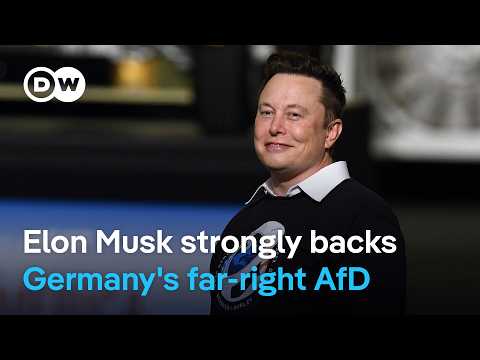 How influential is Musk among the far right in Germany? | DW News