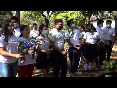 Estudiantes nicaragüenses celebran el Día Internacional de los Bosques