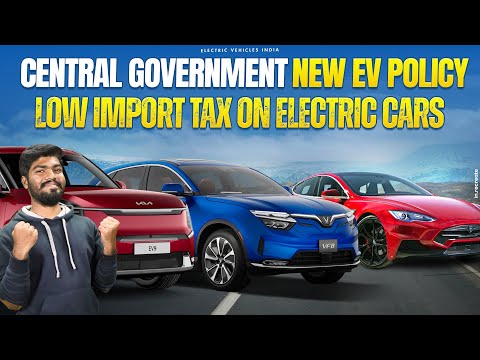 New EV Policy 2024 | Low Import Duty On Electric Cars | Electric Vehicles India