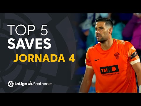 LaLiga TOP 5 Paradas Jornada 4