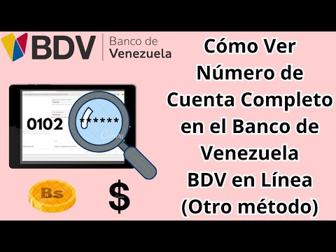 Cómo Ver Mi Número de Cuenta Banco de Venezuela Completo. 2024. Nuevo Método. CARALBERZ