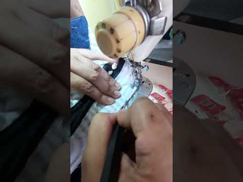 Sew the corners of bag