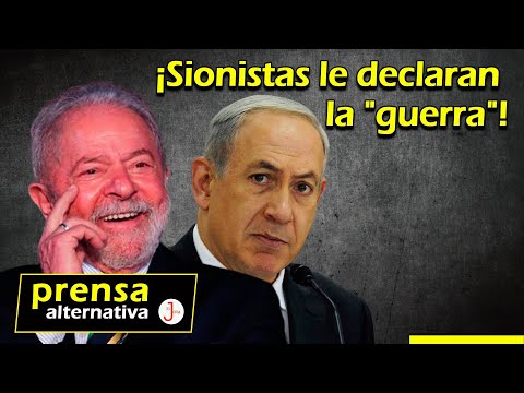 Israel no soportó lo que dijo Lula y lo declaran persona non grata!