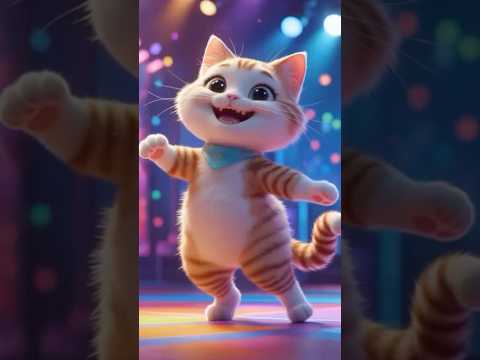 Cute Cat Dance APT Miau Miau 🐱💃 | Funny 3D Dancing Cat #cat #apt #aptdance