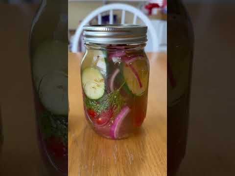 Beating the heat with some cold pickled veggies an 