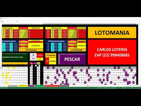 LOTOMANIA SE VOCE QUER FAZER 18 E 19 PONTOS VEJA ESSE VIDEO