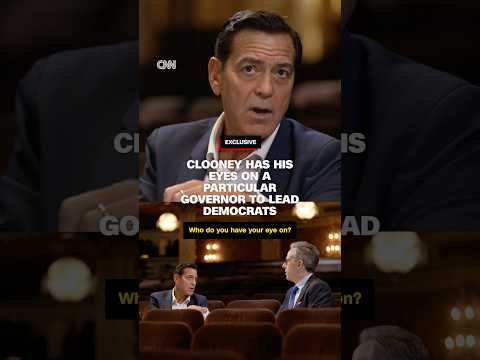 Clooney has his eyes on a particular governor to lead Democrats