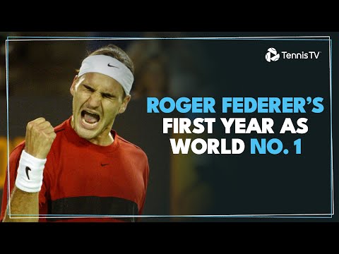 Roger Federer's FIRST Year As World No. 1 | Best Shots & Moments From 2004