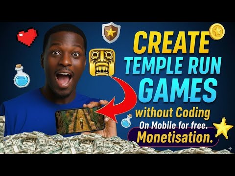 I Made a Temple Run Game on My Phone! (No Code!)
