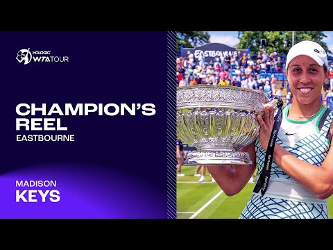 Champion Madison Keys reclaims the Eastbourne title after nine years! 🏆