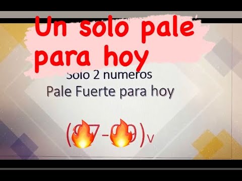 UN SOLO PALE PERFECTO PARA HOY  27/01/2022. PELE FUERTE A GANAR HOY.