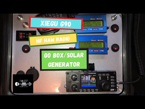 Xiegu G90 HF Ham Radio Go Box/Solar Generator