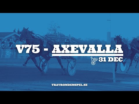 V75 tips Axevalla 31/12 | Tre S: Spets och slut för spiken