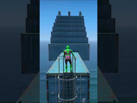 GTA 5 Epic Spiderman Ragdolls | Jumps / Fails ep.1385 #shorts