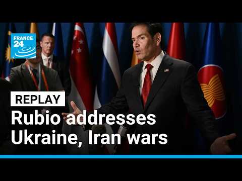 Replay: Marco Rubio addresses Middle East and Ukraine conflicts • FRANCE 24 English