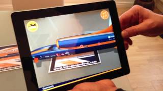 Bloodhound SSC Augmented Reality App Demo.