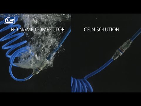 Compressed air optimization - PA hose vs PUR hose | CEJN