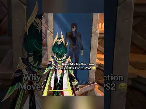 When Genshin Reflections Look Straight Out of a PS2 Game #genshinimpact #genshin #hoyoverse #short