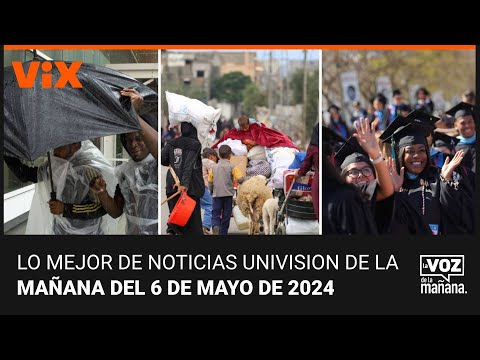 Lo mejor de Noticias Univision de la mañana | lunes 6 de mayo de 2024