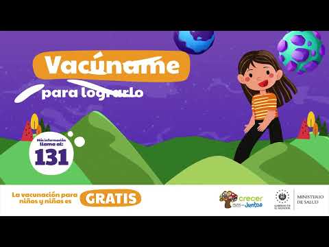 La vacunación para niños y niñas es gratis.