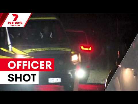Officer shot during Fraser Coast welfare check | 7NEWS