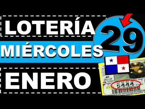 Resultados Sorteo Loteria Miercoles 29 de Enero 2025 Loteria Nacional Panama Miercolito d Hoy Q Jugó