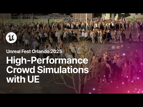 TerraCrowds in Action: High-Performance Crowd Simulations with UE | Unreal Fest Orlando 2025