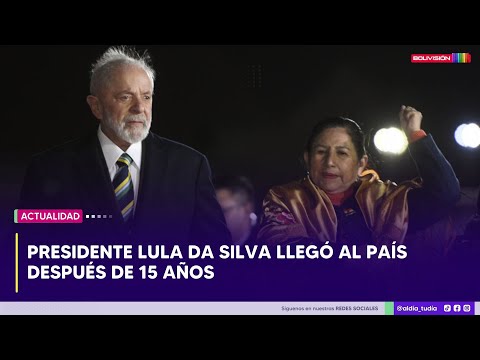 Presidente Lula Da Silva llegó al país después de 15 años