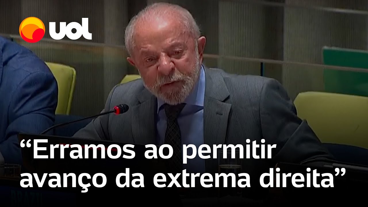 Lula critica extrema direita e cita sufocamento da democracia Erramos ao permitir isso
